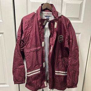 South Carolina Gamecocks Raincoat Windbreaker | Size M | **Missing Zipper**